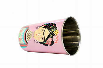 Stainless Steel Tumbler - Lady Rose Pink