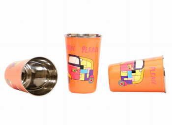 Steel Tumbler Big-Auto Orange ( set of 3 )