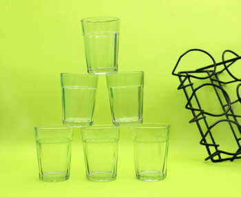 Cutting Chai glasses with stand