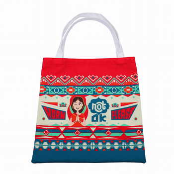Canvas Tote Bags - Horn Not Ok Please