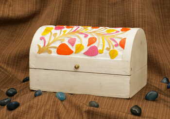 Jewellery Box-Leaf Colourful