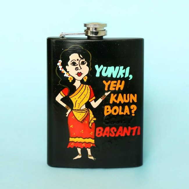 Hip Flask - Sholay Basanti