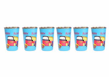 Steel Tumbler Big-Auto Blue ( set of 6 )