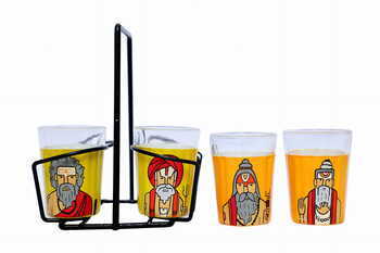 Tapri Glasses - Sadhu ( Set of 4 )