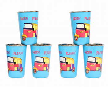 Steel Tumbler Big-Auto Blue ( set of 6 )